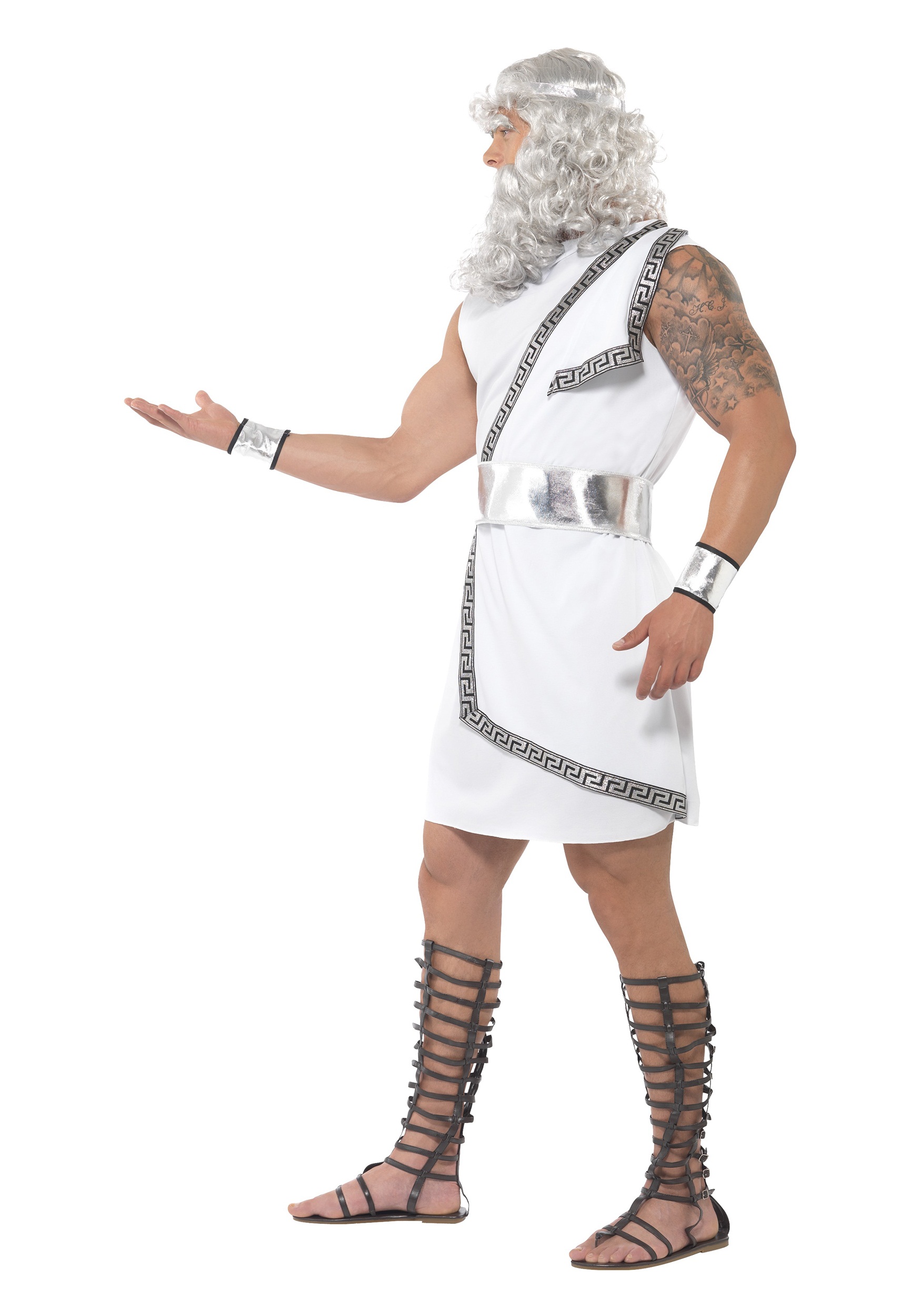 Zeus Olympic God Fancy Dress Costume For Men