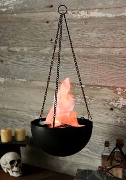 Hanging Flame Light Cauldron Decoration