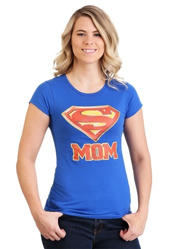 Womens Superman Super Mom T-Shirt