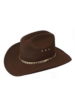 Western Outlaw Brown Cowboy Hat