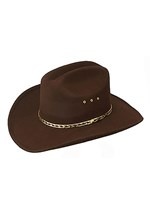 Western Outlaw Brown Cowboy Hat