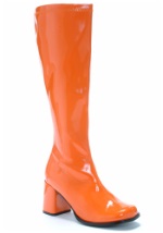 Orange Gogo Boots For Adults