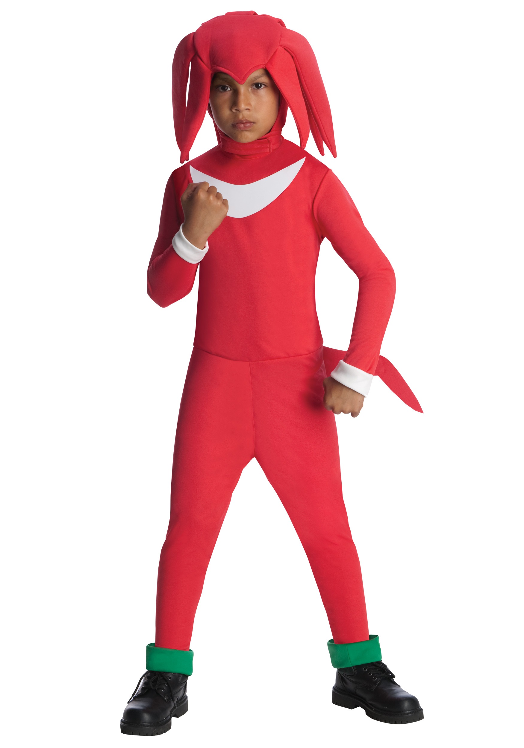 Knuckles Video Game Kids Fancy Dress Costume