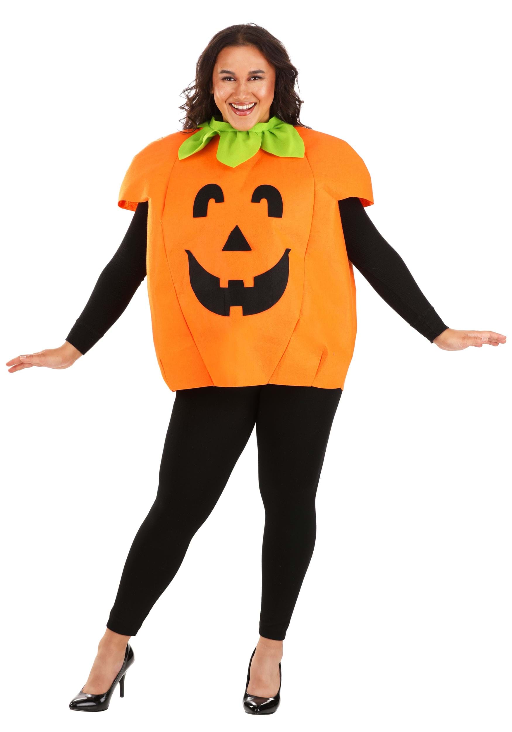 Plus Size Adult Smiley Pumpkin Fancy Dress Costume , Plus Size Fancy Dress Costumes