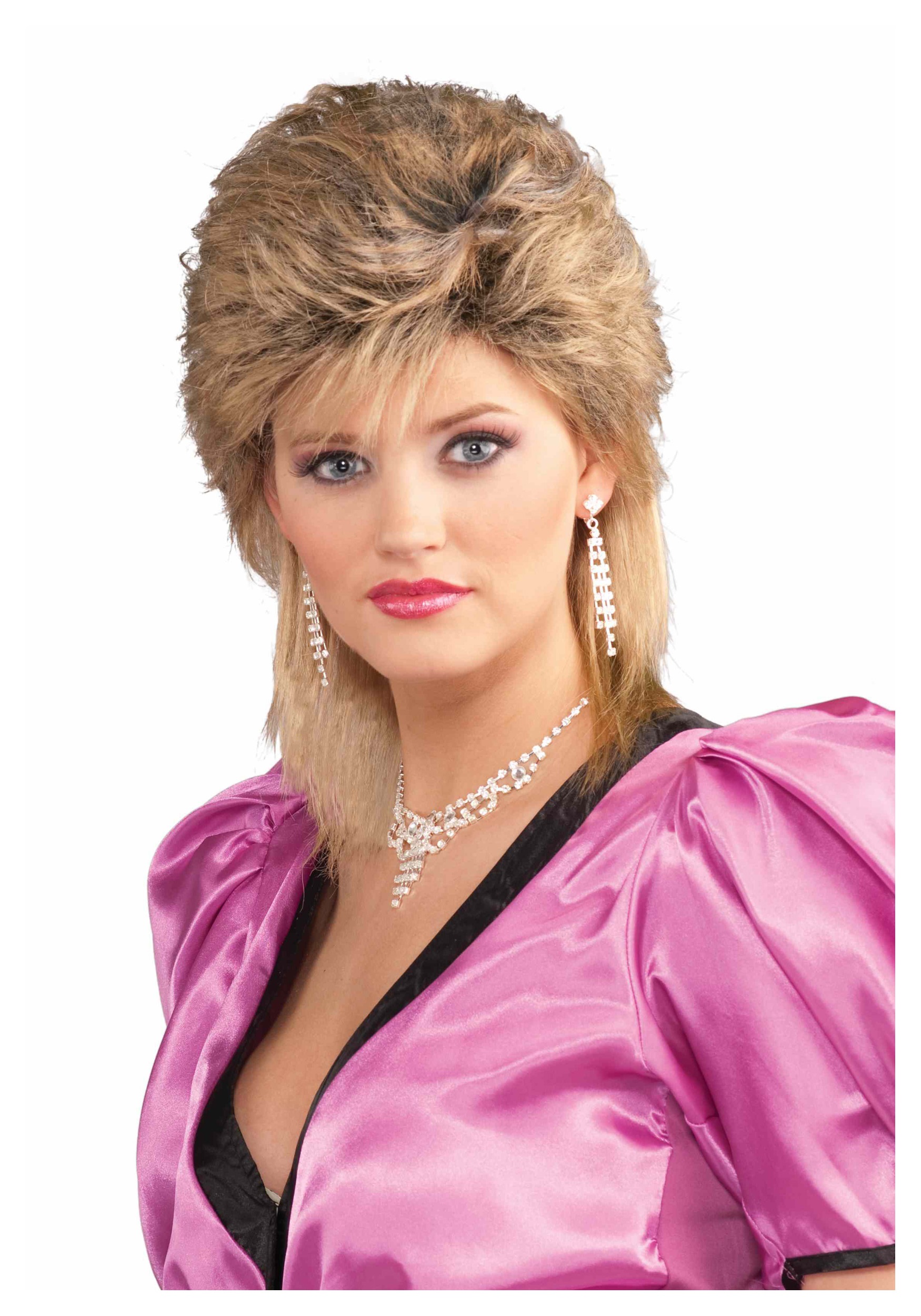 80's Style Salon Wig , 1980s Accessories