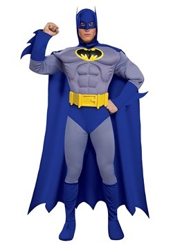 12-14 Muscle Chest Batman Deluxe Boys Costume Large 882006 