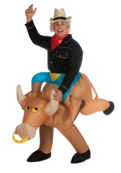 Inflatable Bull Rider Costume