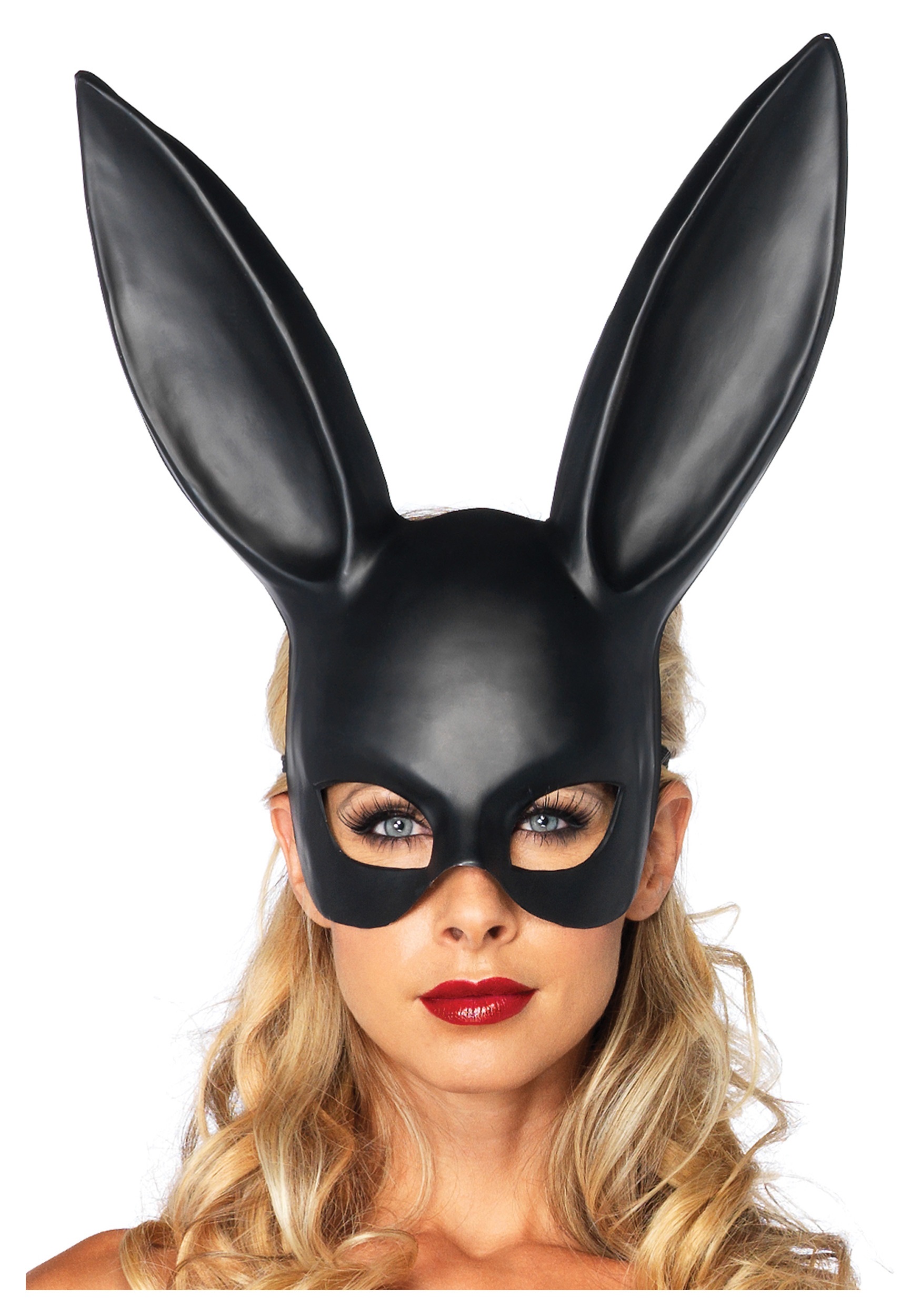 Black Bunny Adult Mask , Fancy Dress Costume Masks
