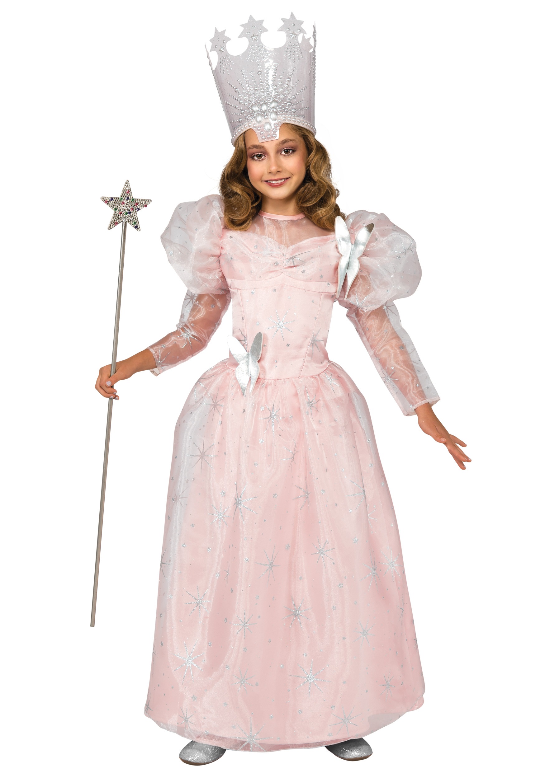 Child Deluxe Glinda The Good Witch Fancy Dress Costume