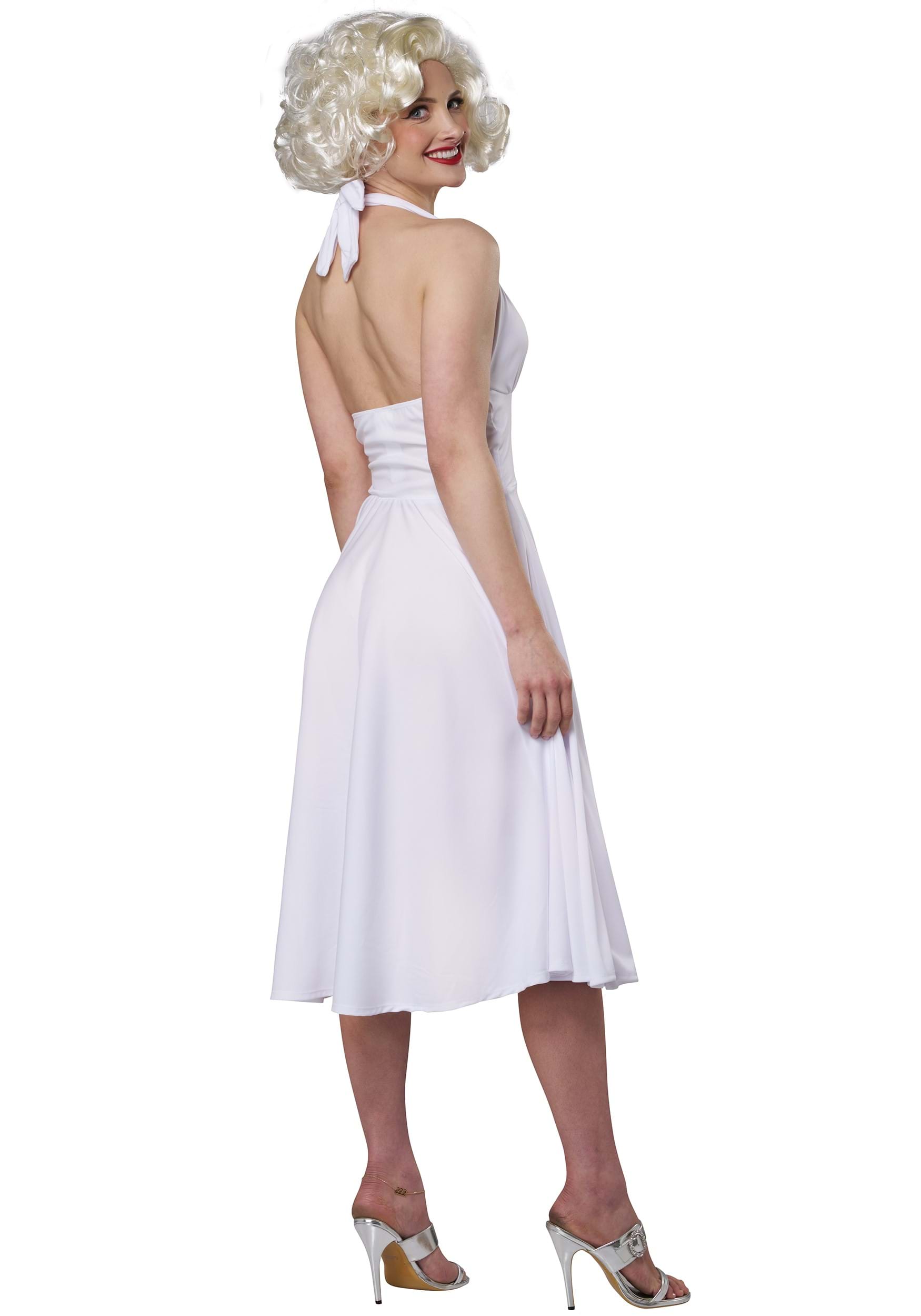 Marilyn Monroe Dress Fancy Dress Costume , Sexy White Fancy Dress Costume Dress