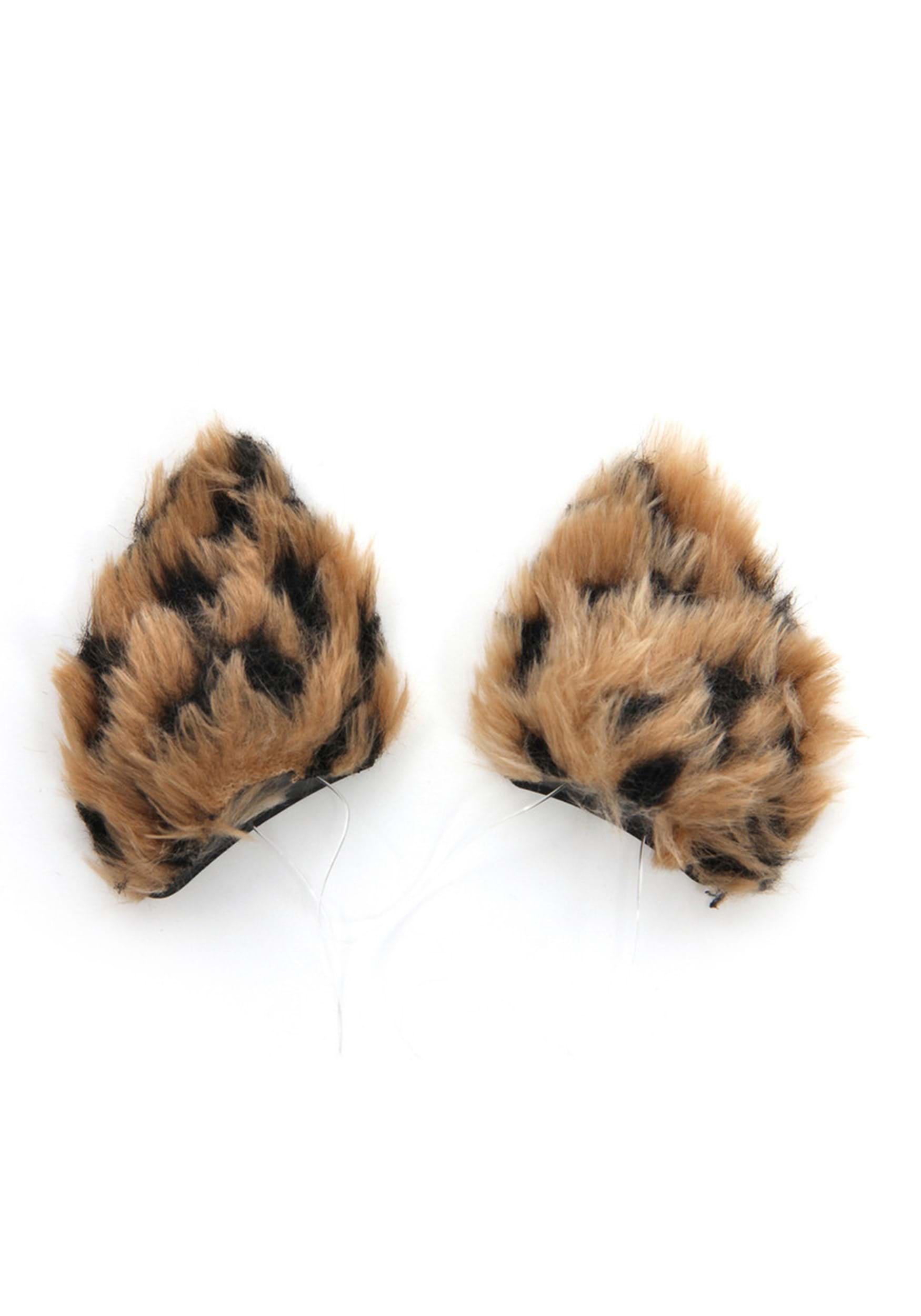 Cheetah Tail And Ears Fancy Dress Costume Kit , Cat Fancy Dress Costume Accessories