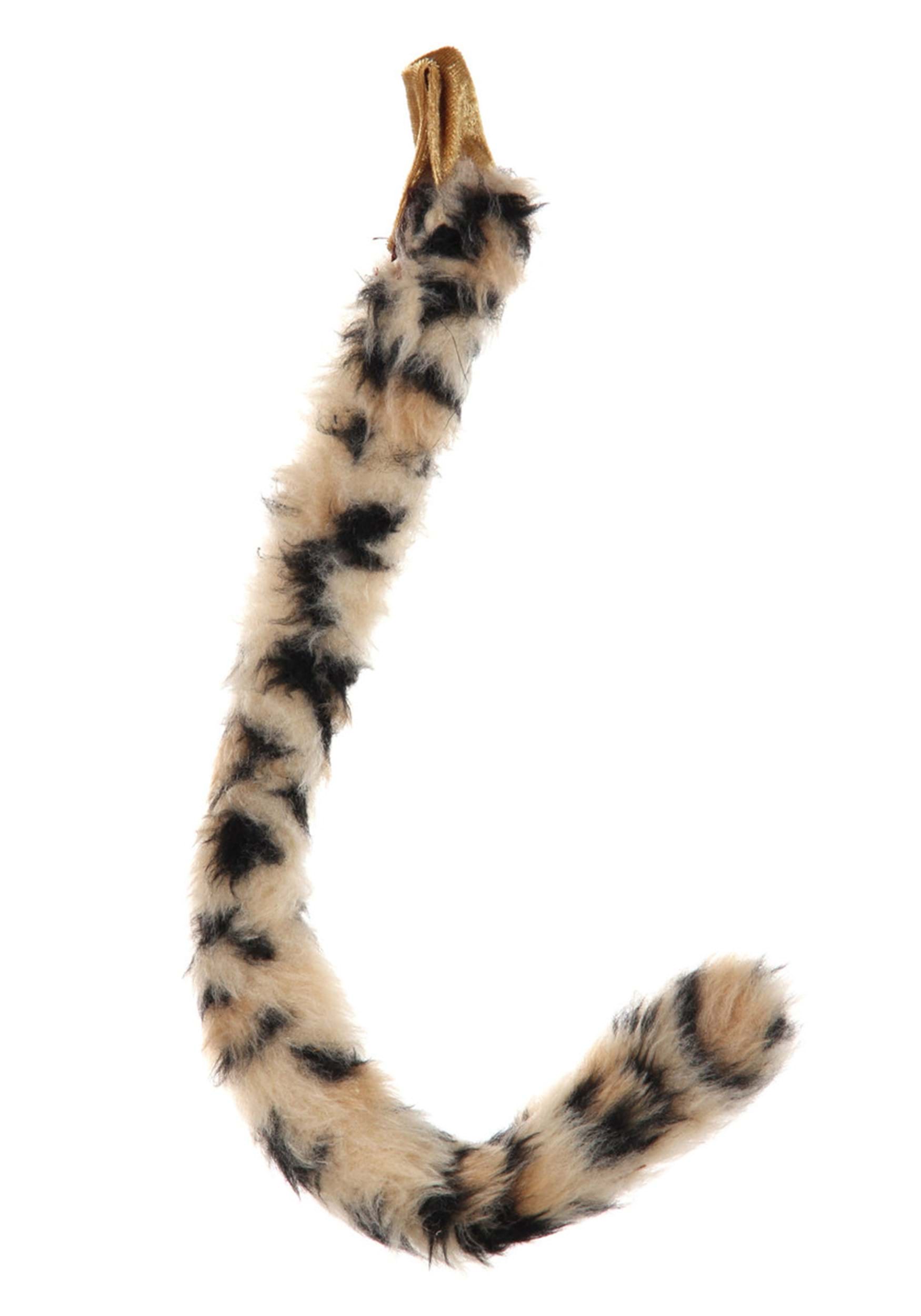 Cheetah Tail And Ears Fancy Dress Costume Kit , Cat Fancy Dress Costume Accessories