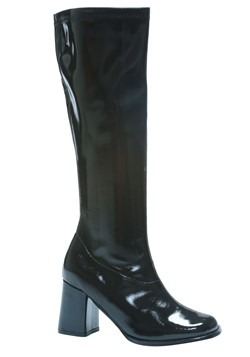 Adult Costume Black Gogo Boots