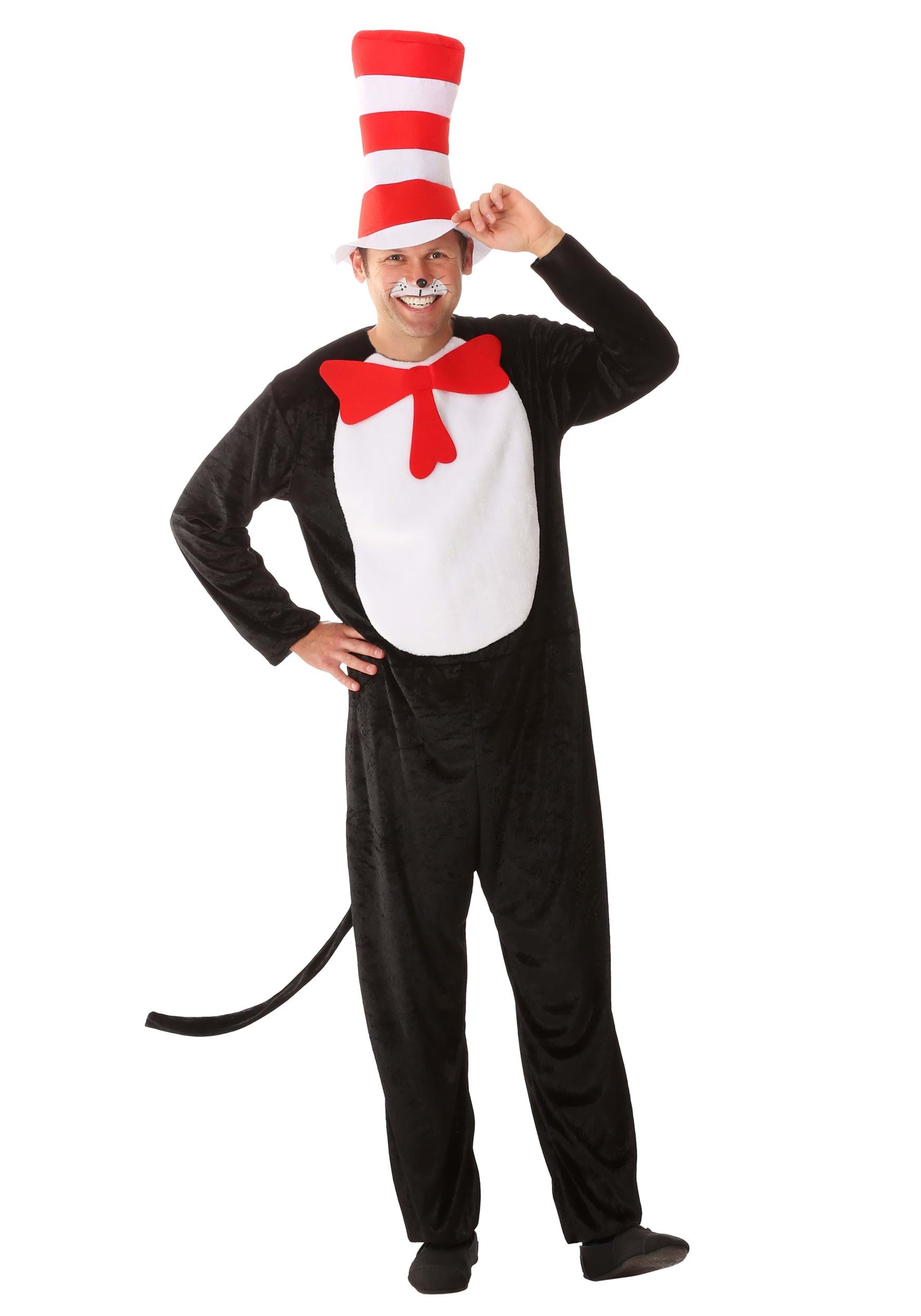 Adult Cat in the Hat Fancy Dress Costume