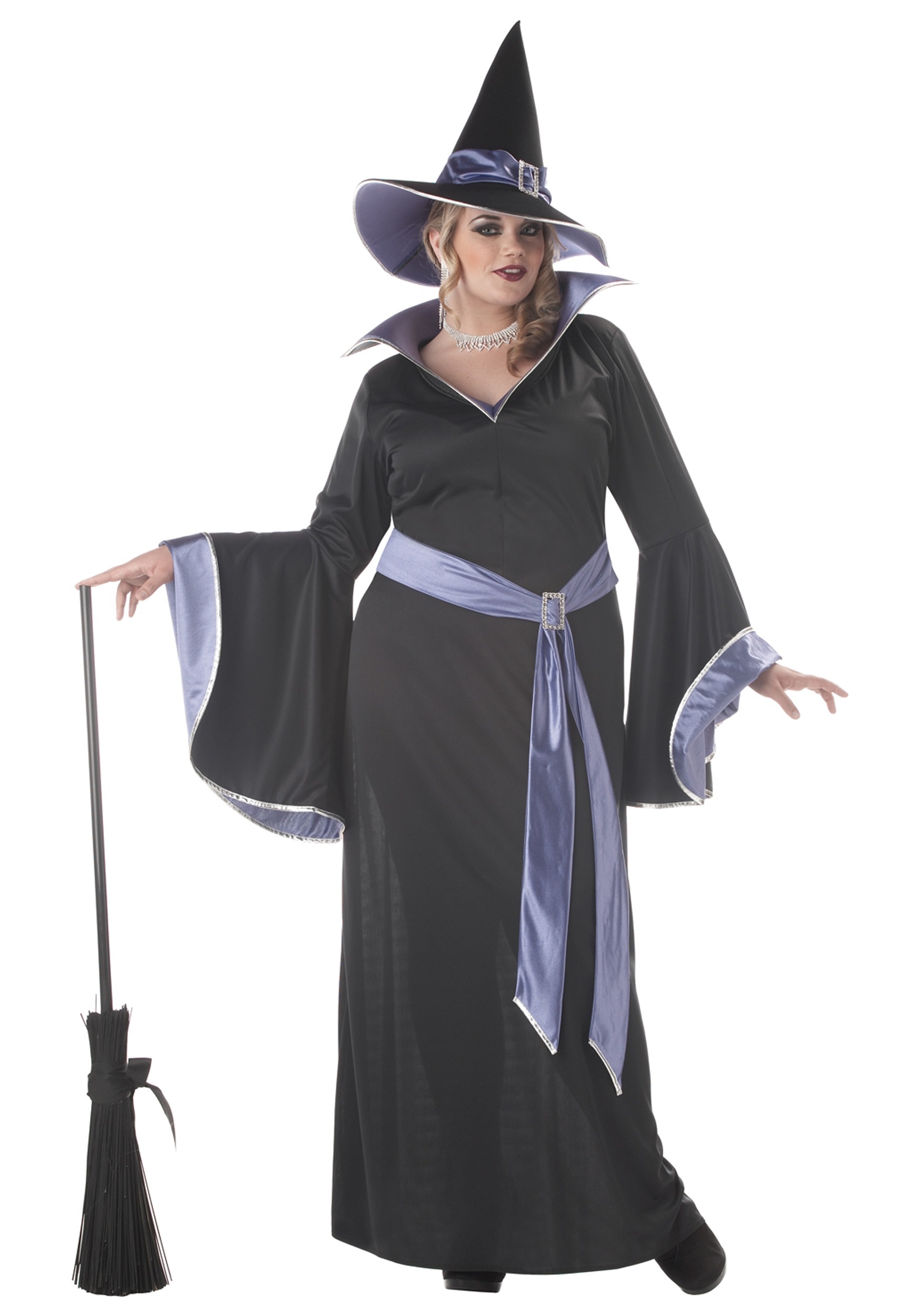 Plus Size Glamour Witch Incantasia Womens Fancy Dress Costume