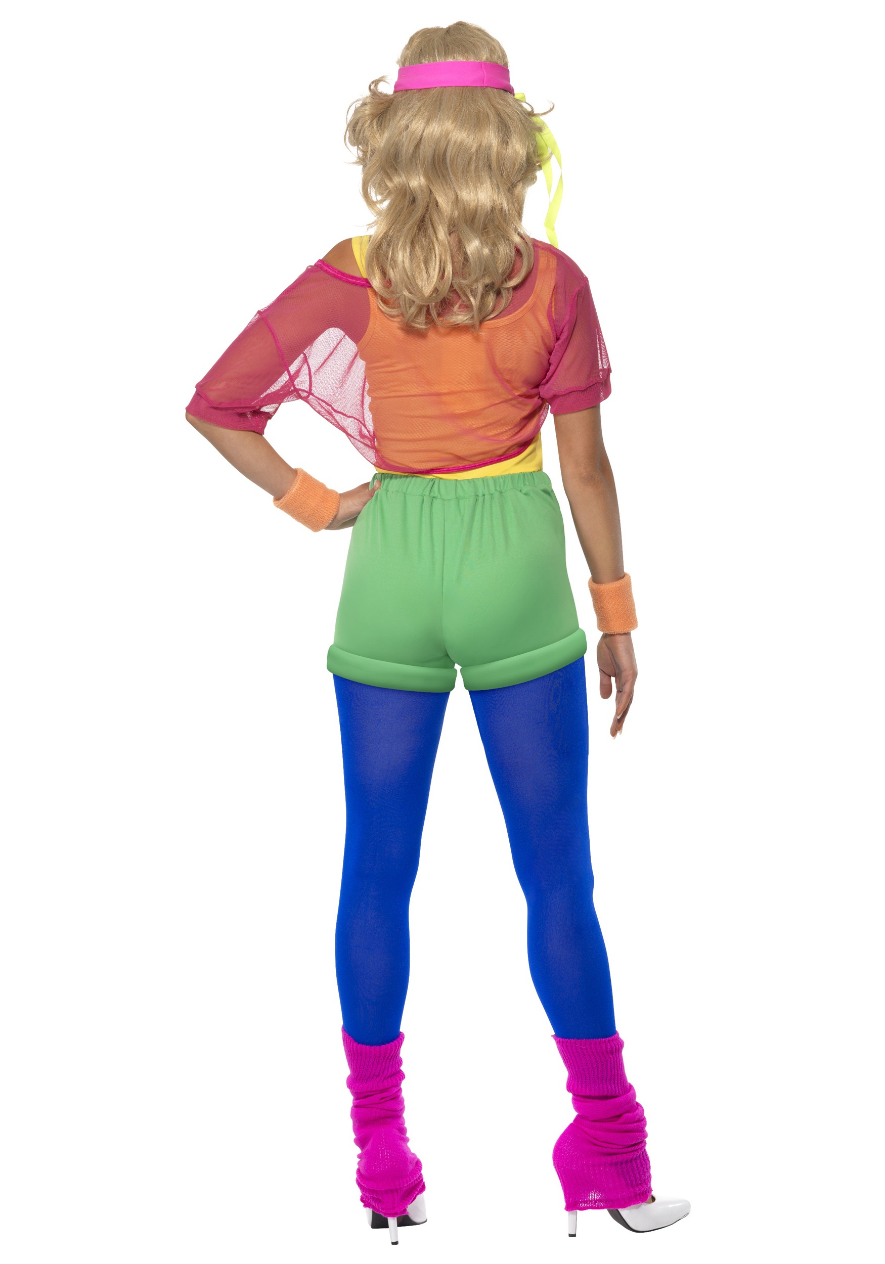80s Let's Get Physical Fancy Dress Costume For Women , 1980s Fancy Dress Costumes