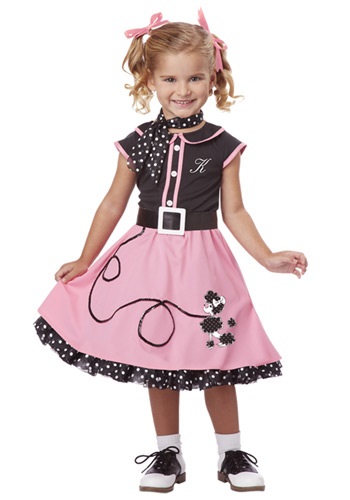 50s Poodle Cutie Toddler Costume