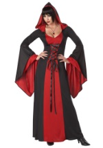 Women's Deluxe Hooded Vampire Robe