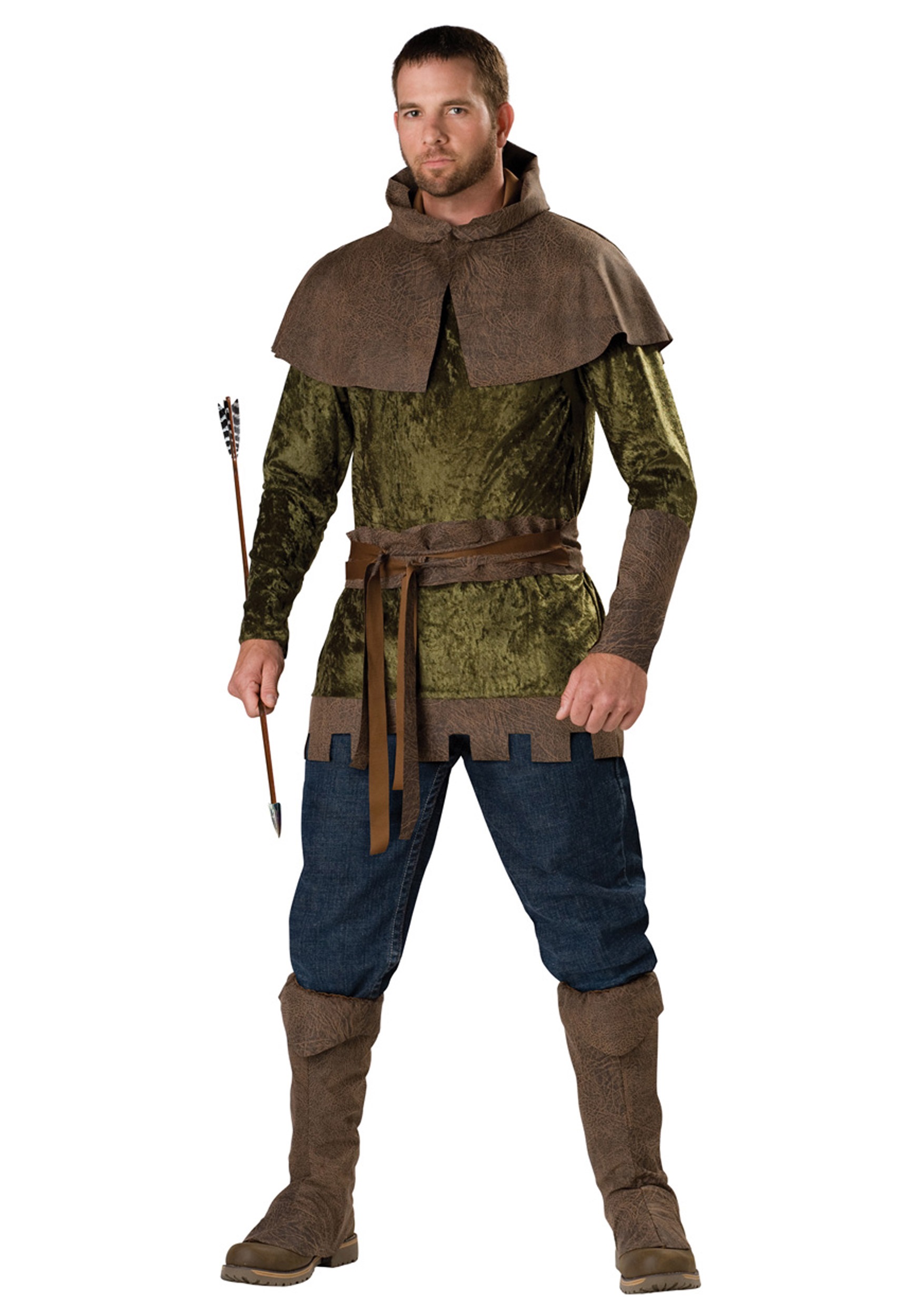 Men's Robin Hood Fancy Dress Costume
