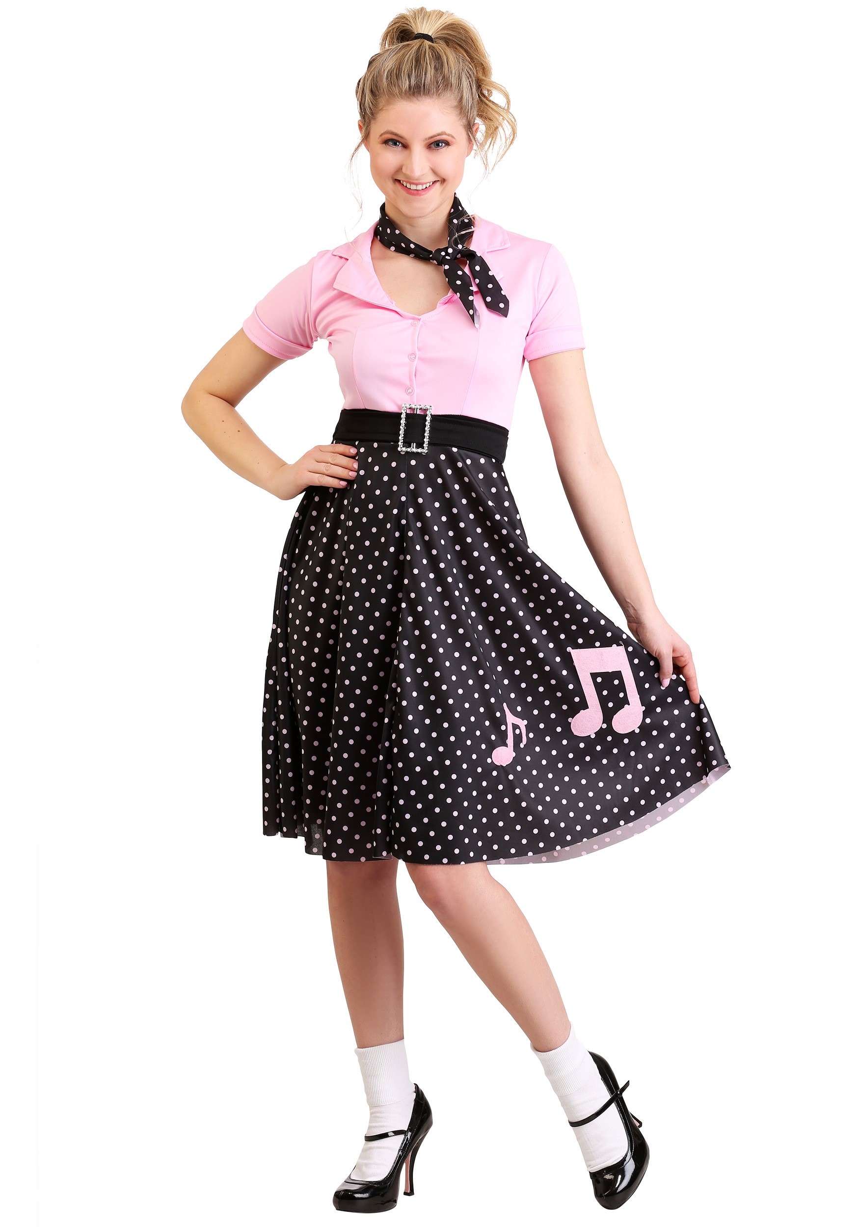 Women's Sock Hop Cutie Fancy Dress Costume