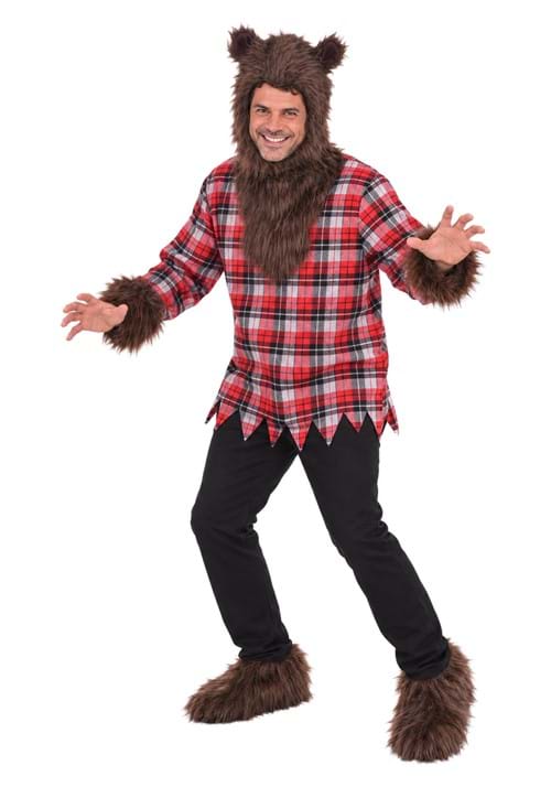 Mens Fierce Werewolf Costume New Main