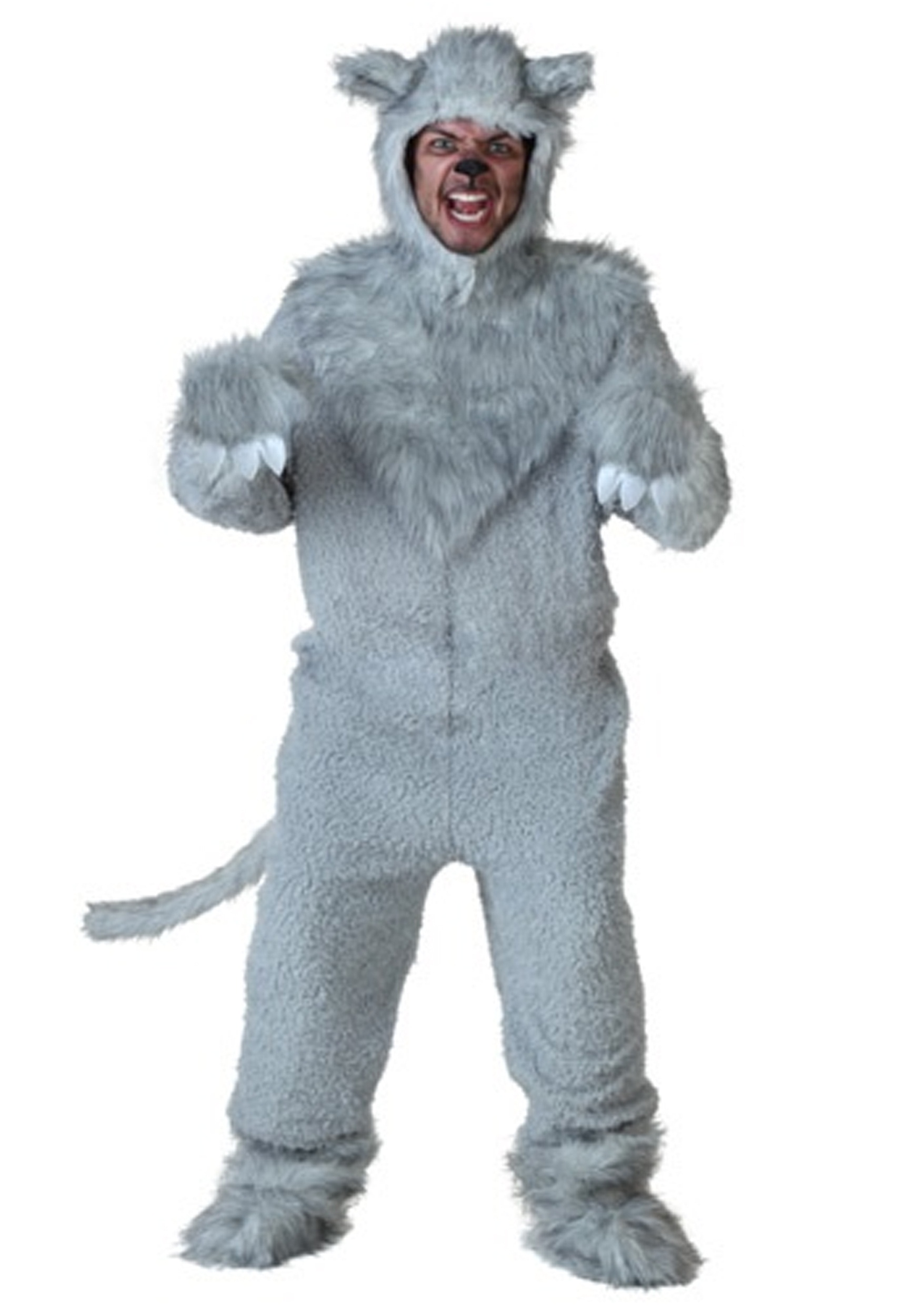 Photos - Fancy Dress WOLF FUN Costumes Adult   Costume | Animal  Costumes 