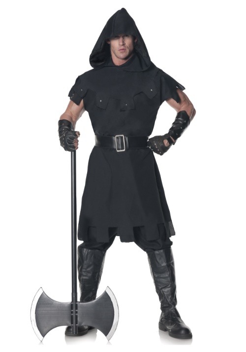 Mens Dark Medieval Executioner Costume