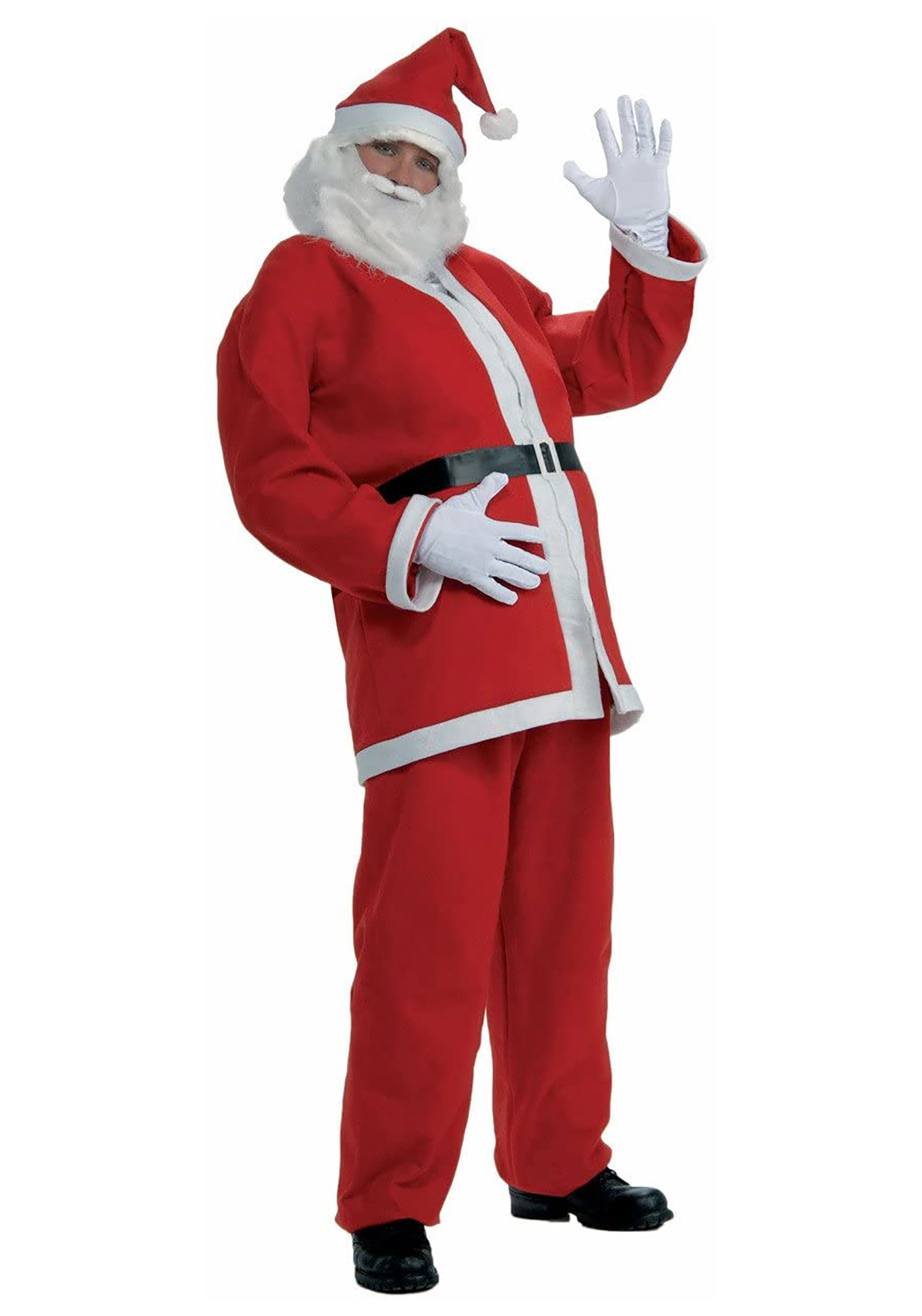 Plus Size Men's Simply Santa Fancy Dress Costume