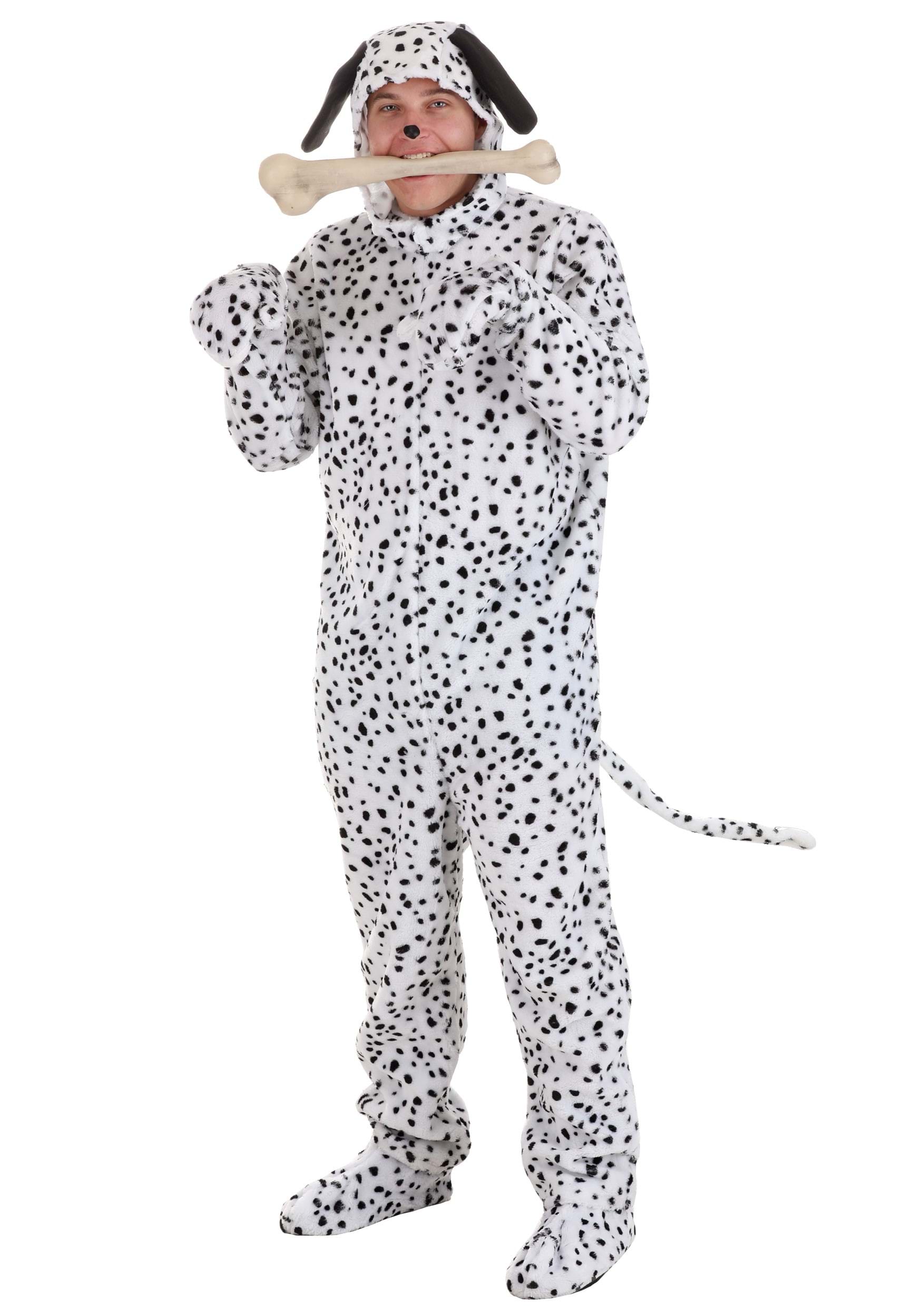 Dalmatian Dog Fancy Dress Costume For Adults , Dog Fancy Dress Costumes