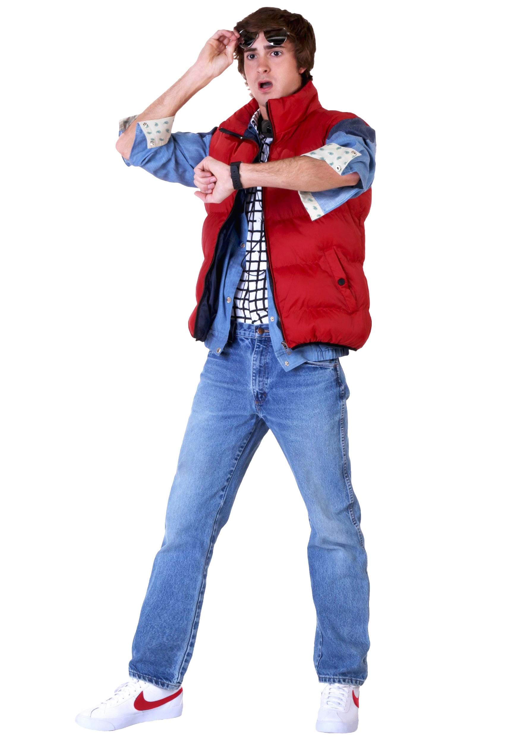 Marty McFly Back To The Future Fancy Dress Costume , 80s Movies Fancy Dress Costume