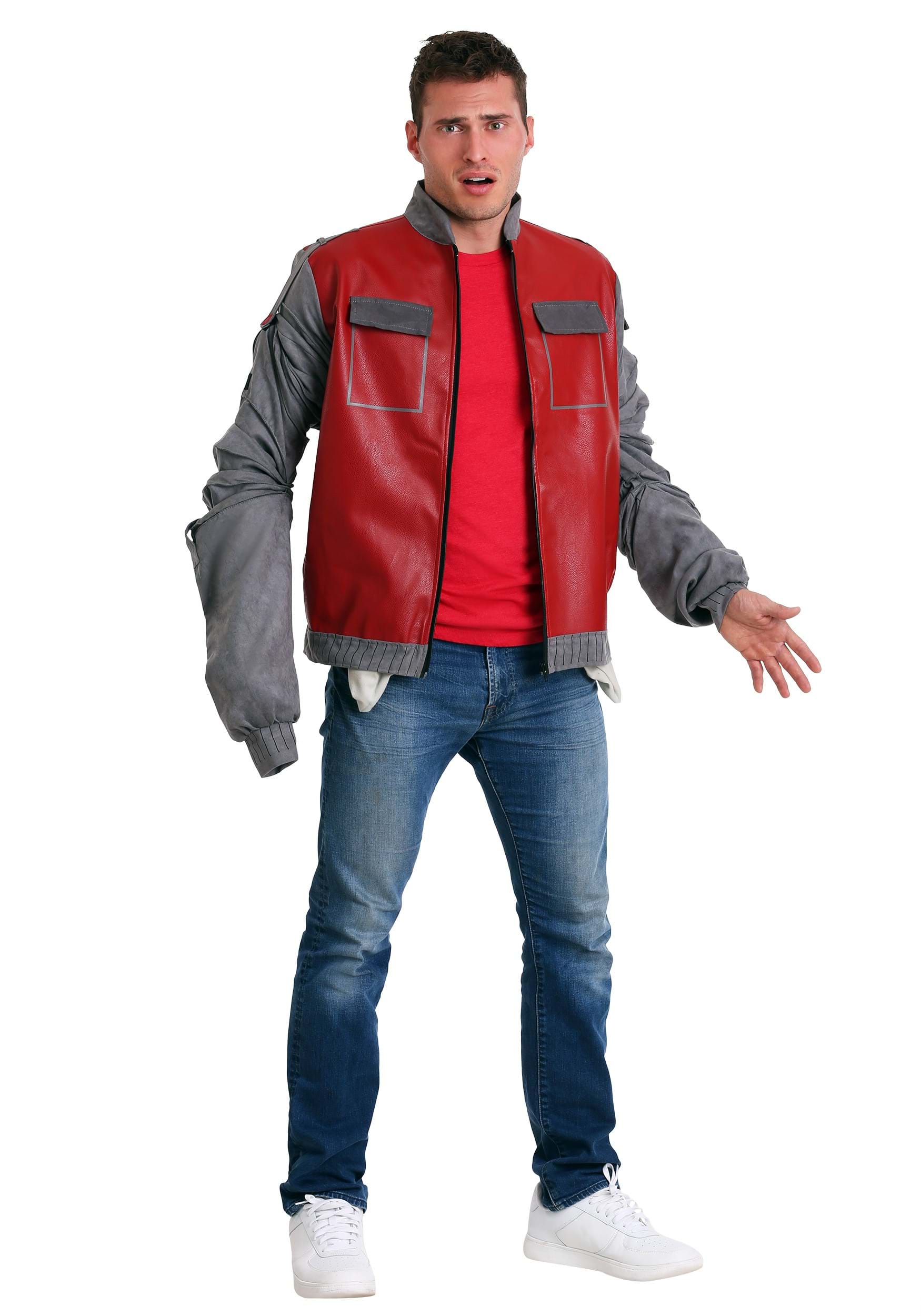 Back To The Future Marty McFly Jacket Fancy Dress Costume , Back To The Future Fancy Dress Costumes