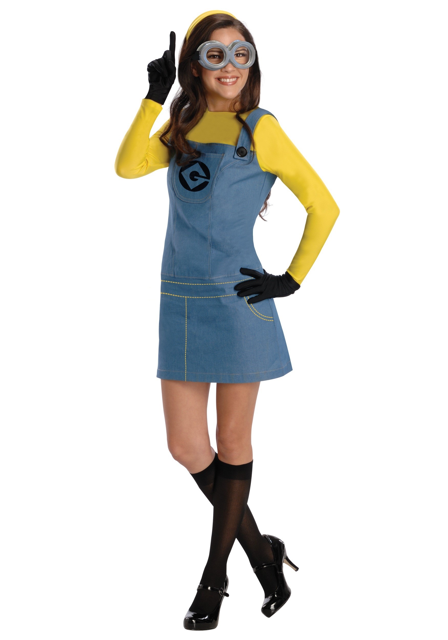 Women's Female Minion Fancy Dress Costume