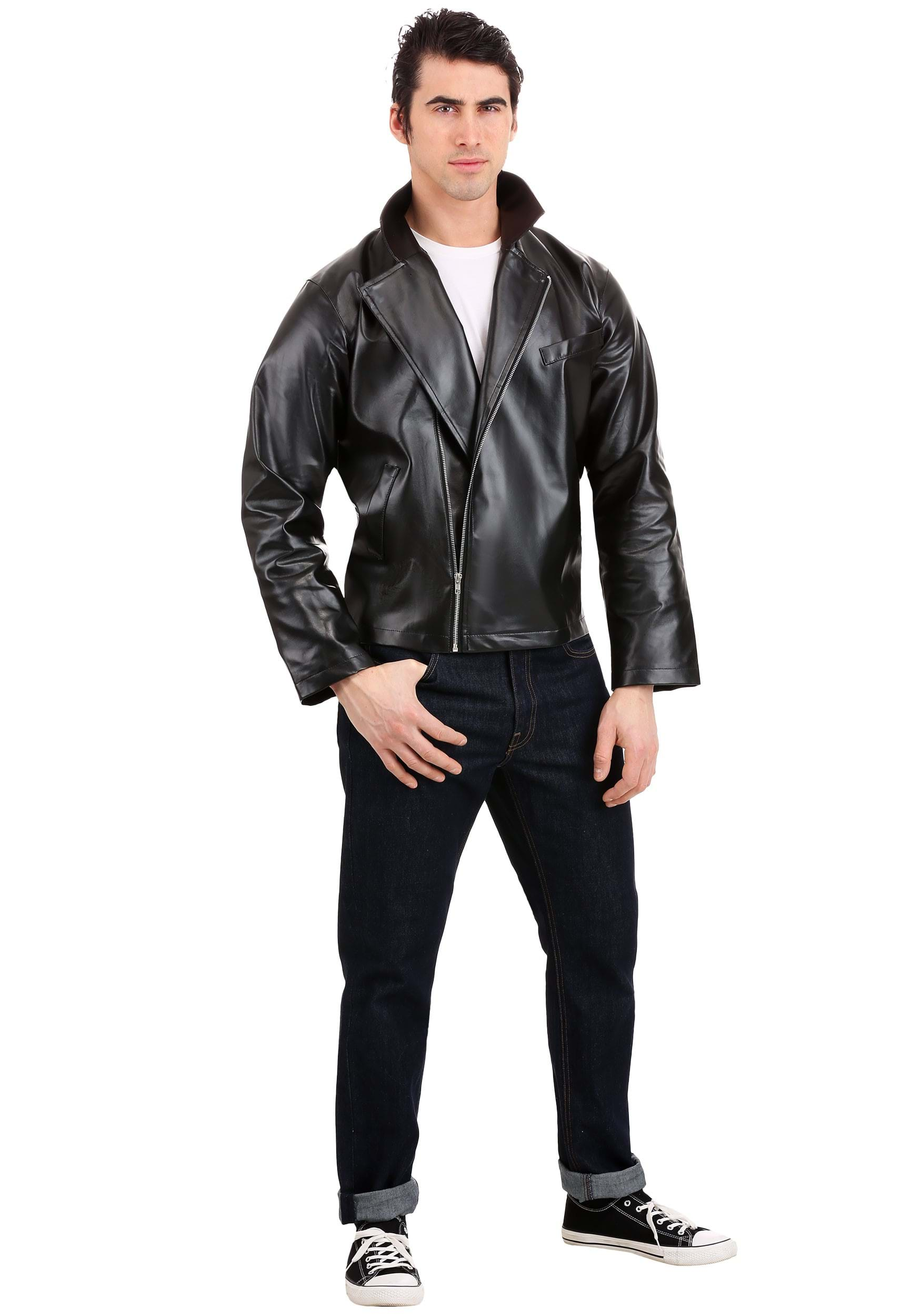 Plus Size Grease T-Birds Jacket Fancy Dress Costume