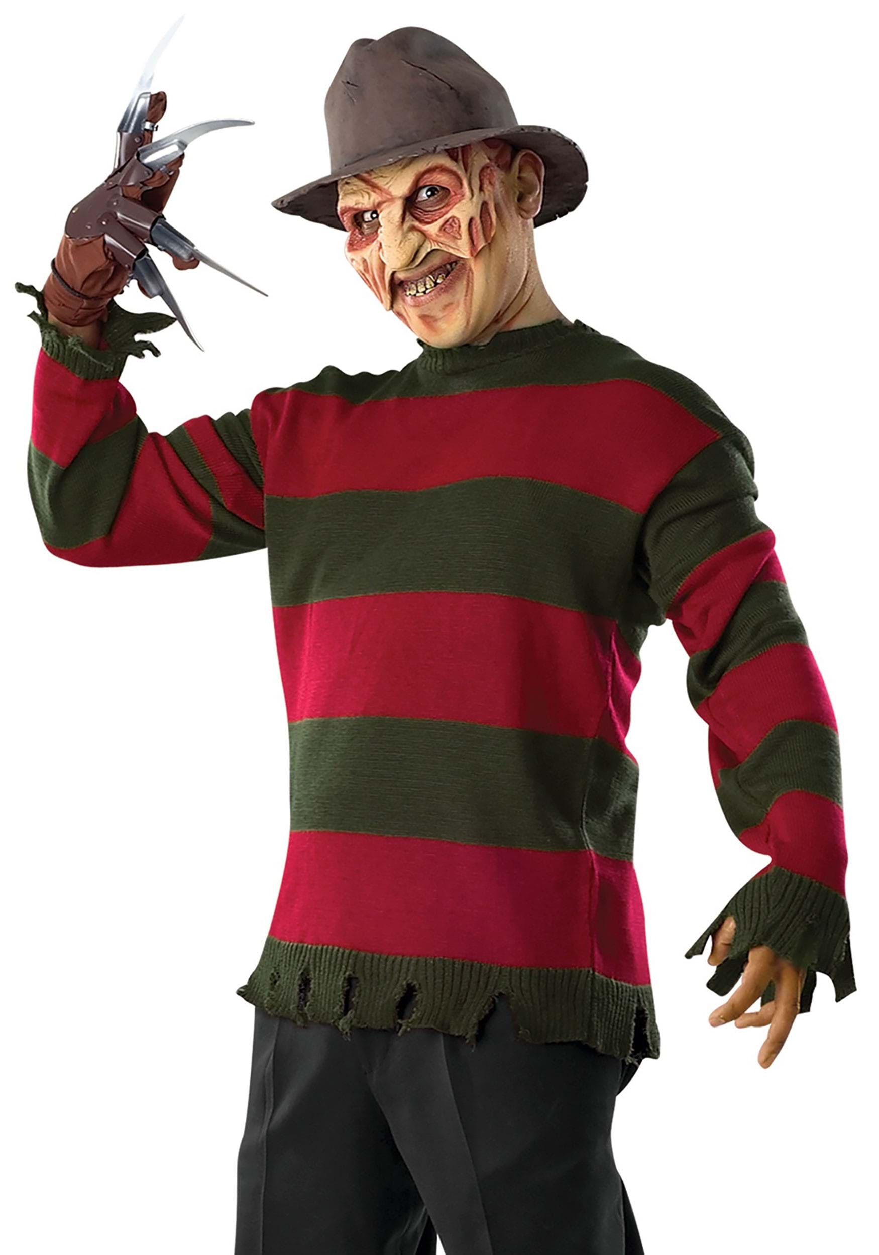 Deluxe Adult Freddy Fancy Dress Costume Sweater