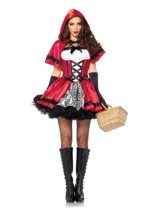 Adult Gothic Red Riding Hood Costume