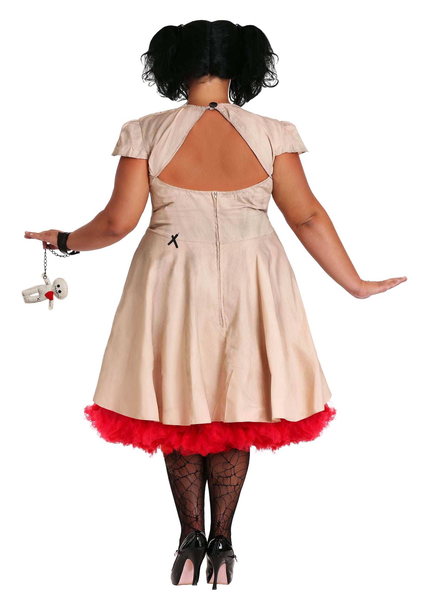 Women's Voodoo Doll Plus Size Fancy Dress Costume , Scary Fancy Dress Costumes