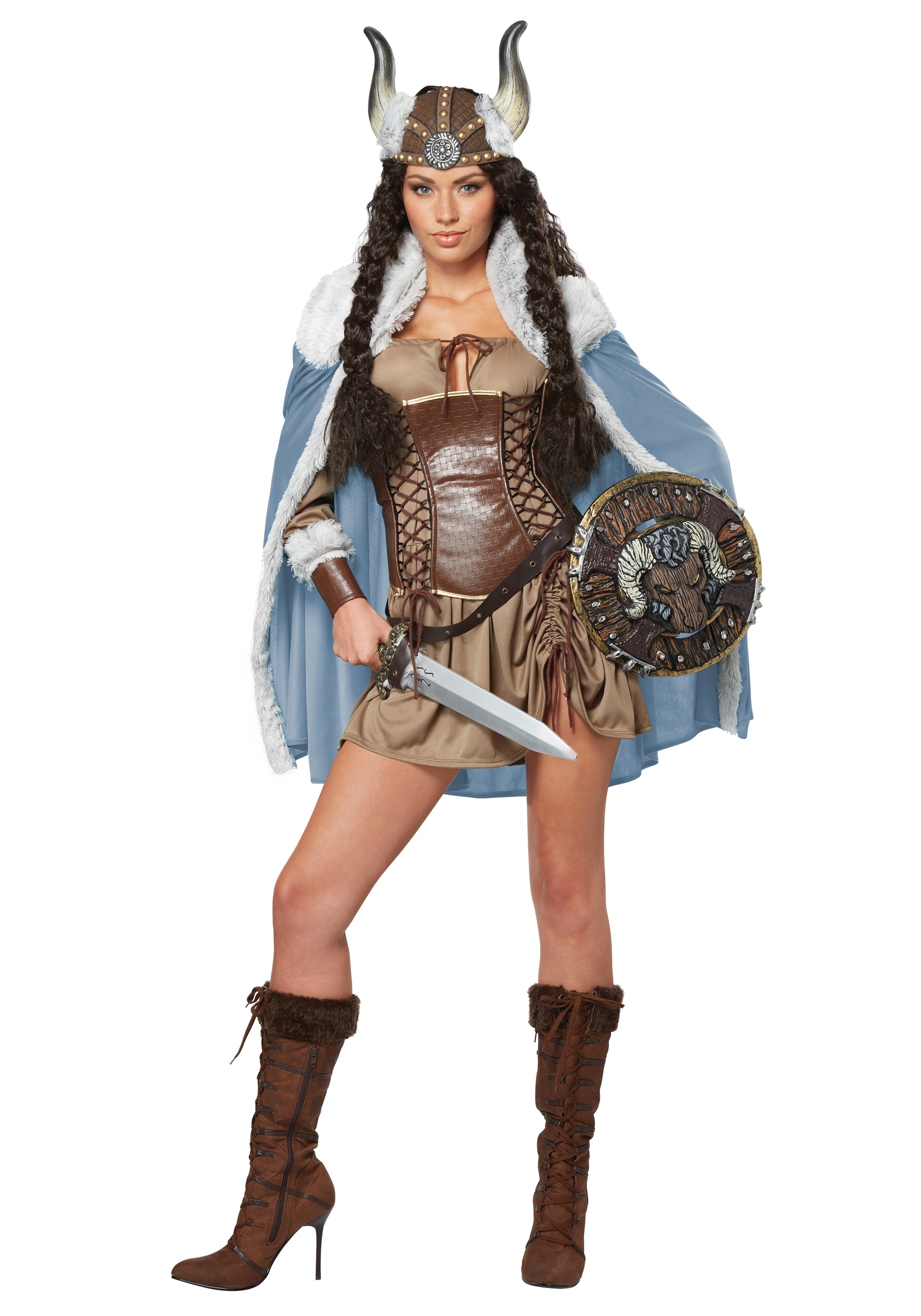 Viking Vixen Women's Fancy Dress Costume