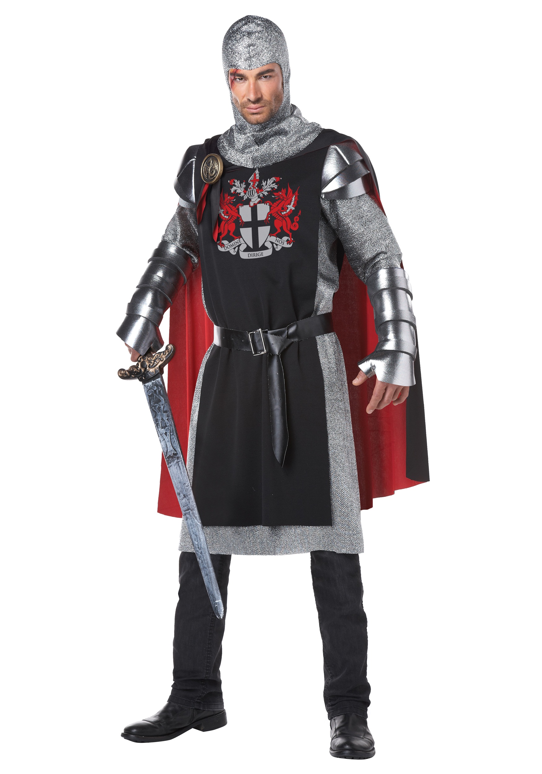 Medieval Knight Men's Fancy Dress Costume