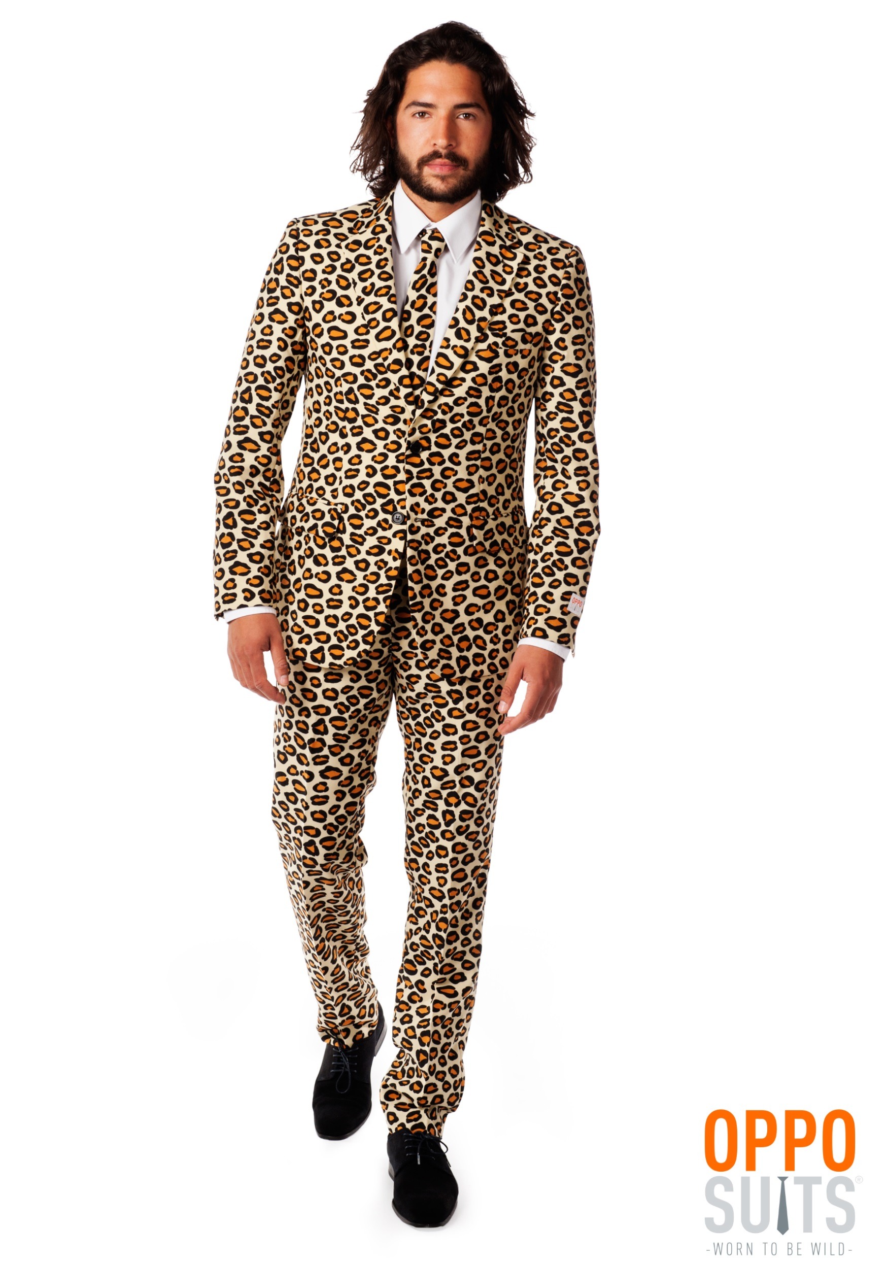 asqueroso Sabroso Laboratorio Men's Jaguar Print Suit OppoSuits Costume