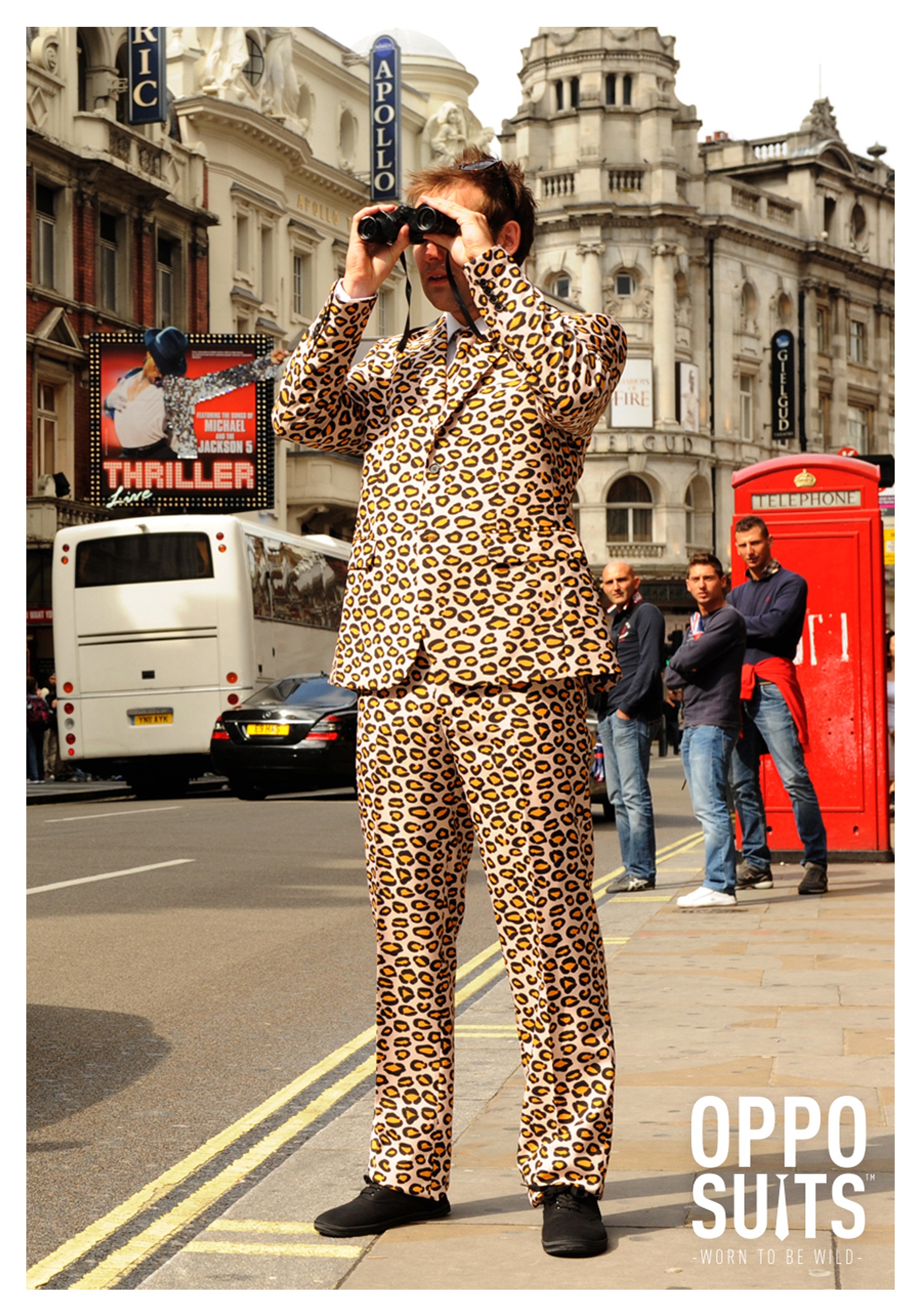 Men's Jaguar Print Suit OppoSuits Fancy Dress Costume