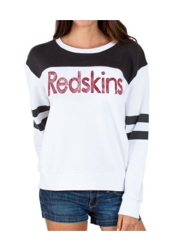 Womens Champion Fleece Washington Redskins Shirt