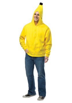 Plus Size Adult Banana Hoodie