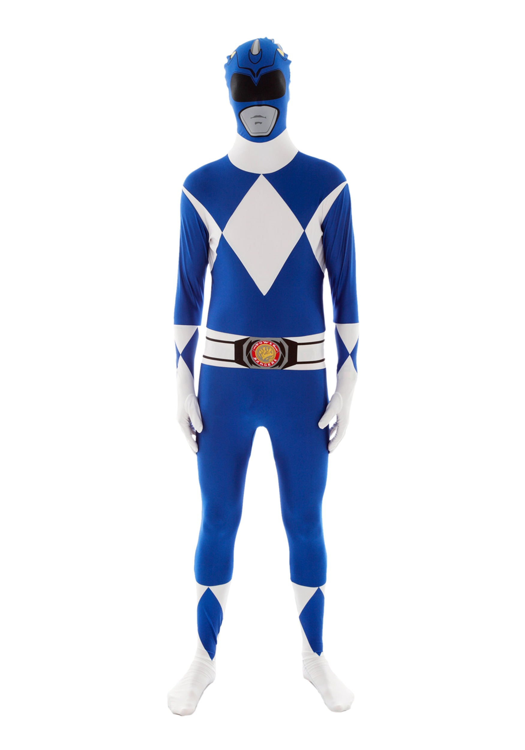 Power Rangers: Blue Ranger Morphsuit Fancy Dress Costume