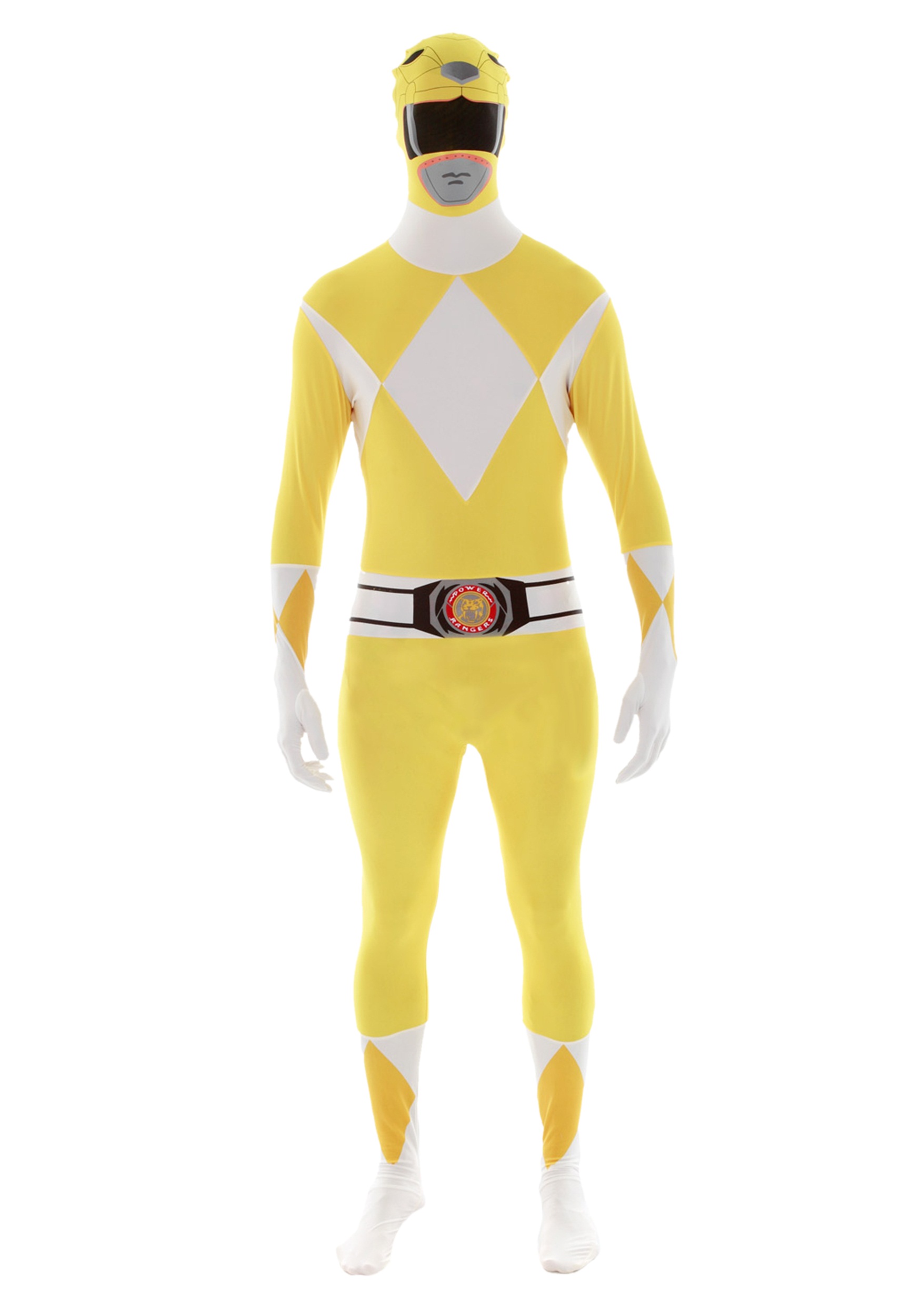 Power Rangers: Yellow Ranger Morphsuit Fancy Dress Costume