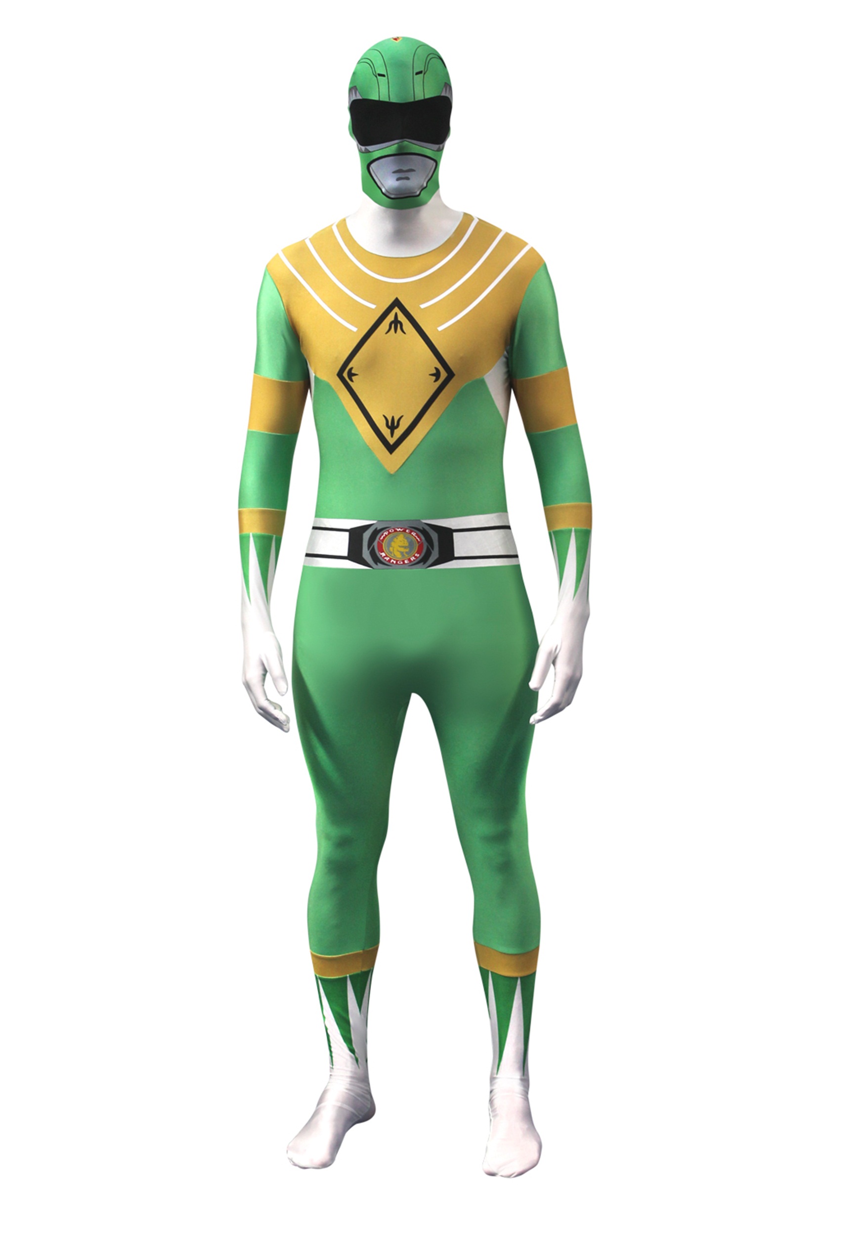 Power Rangers: Green Ranger Morphsuit Fancy Dress Costume