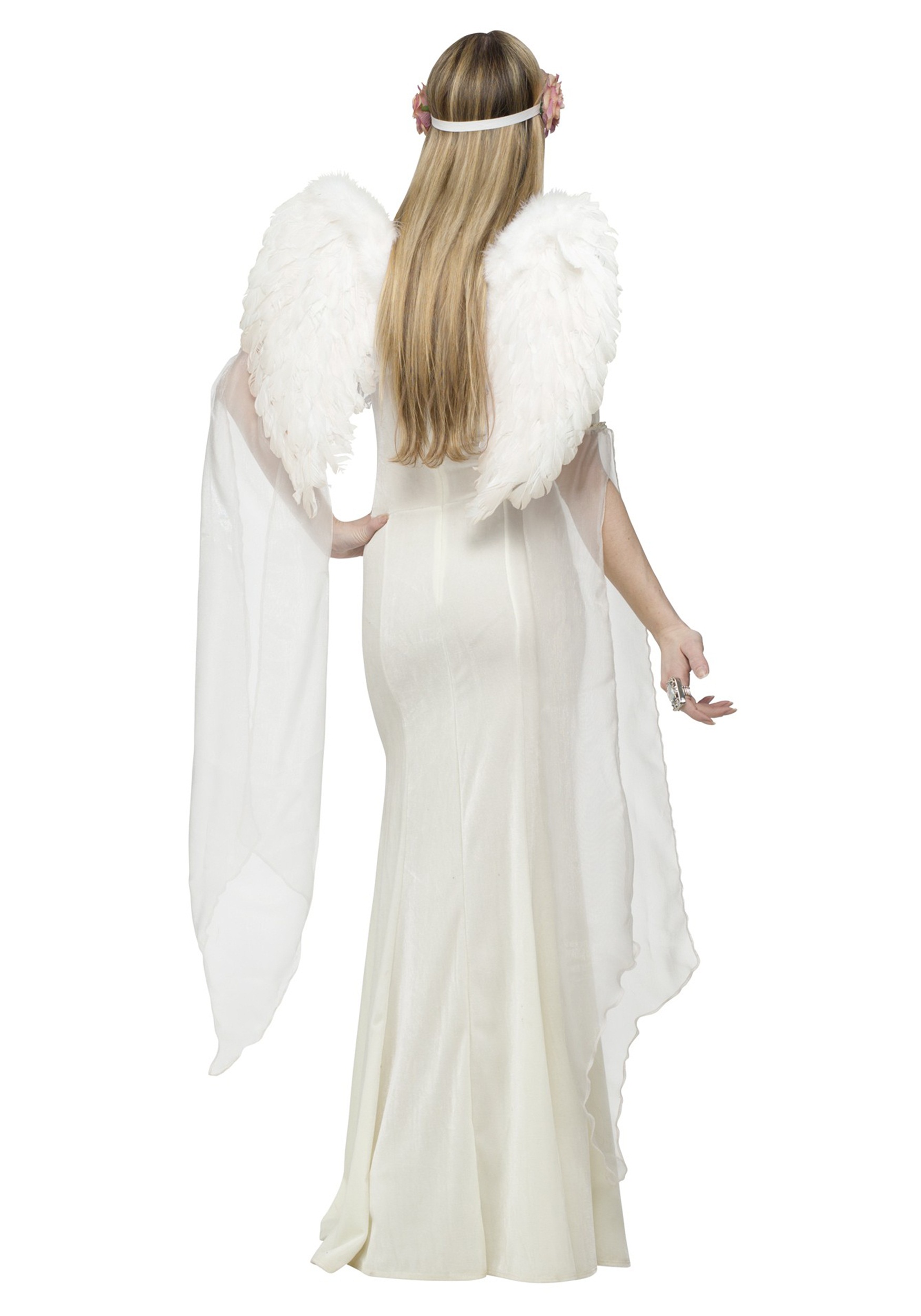 Women's Ivory Angel Fancy Dress Costume