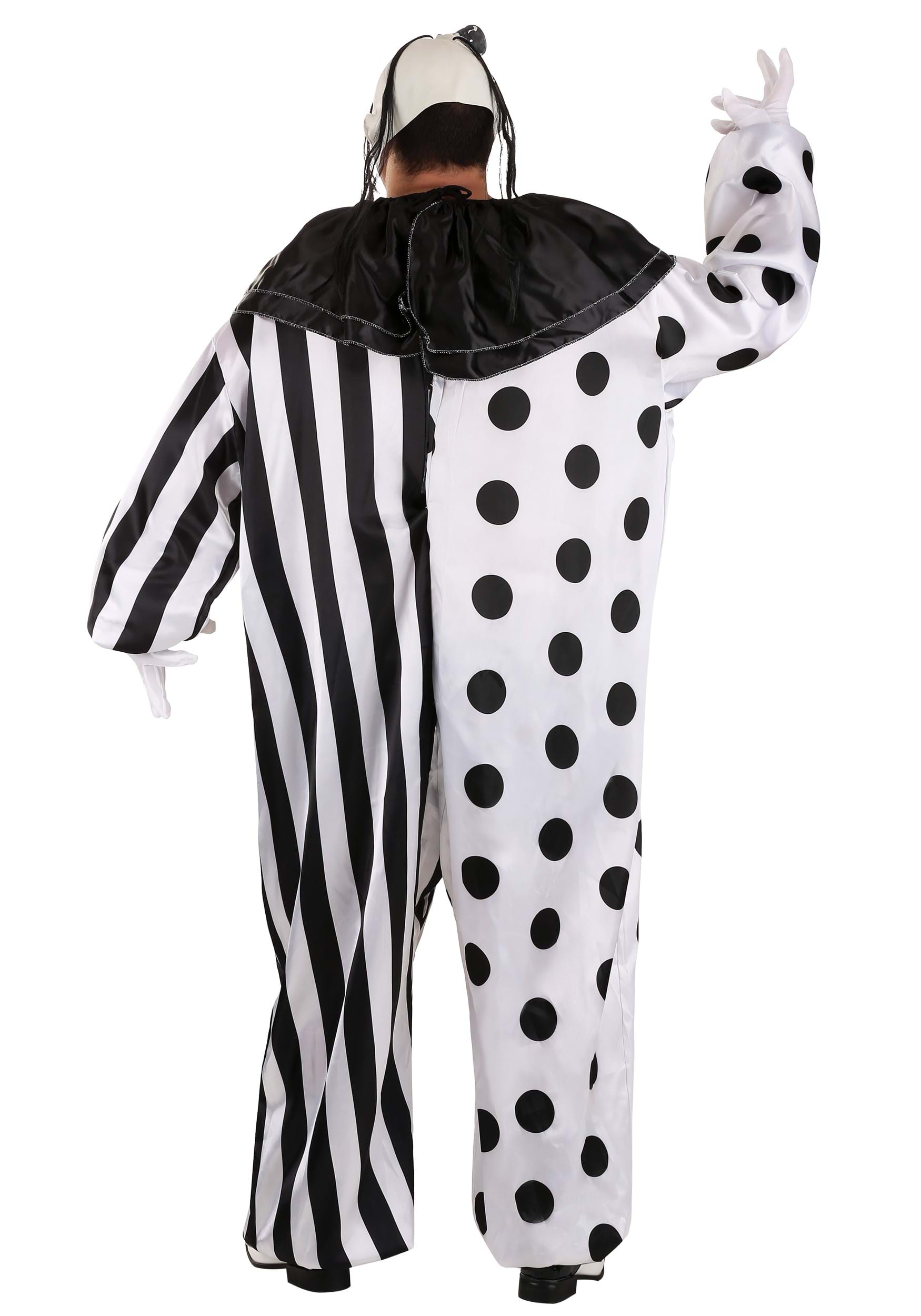 Killer Clown Plus Size Fancy Dress Costume For Men