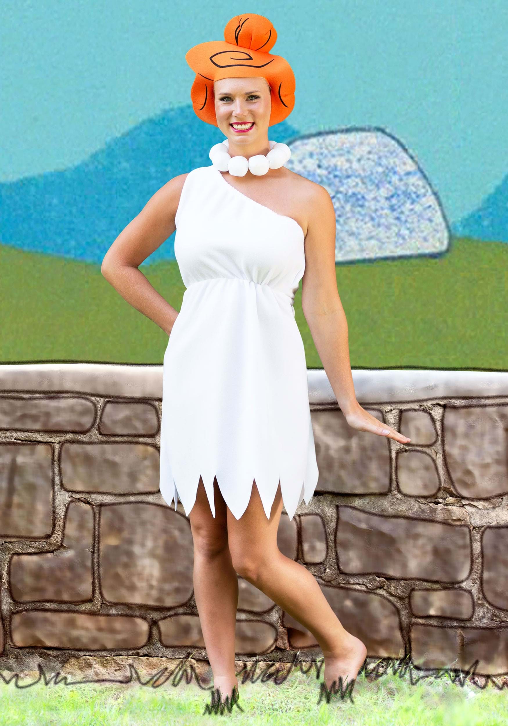 Plus Size Women's Wilma Flintstone Fancy Dress Costume , Plus Size Fancy Dress Costumes