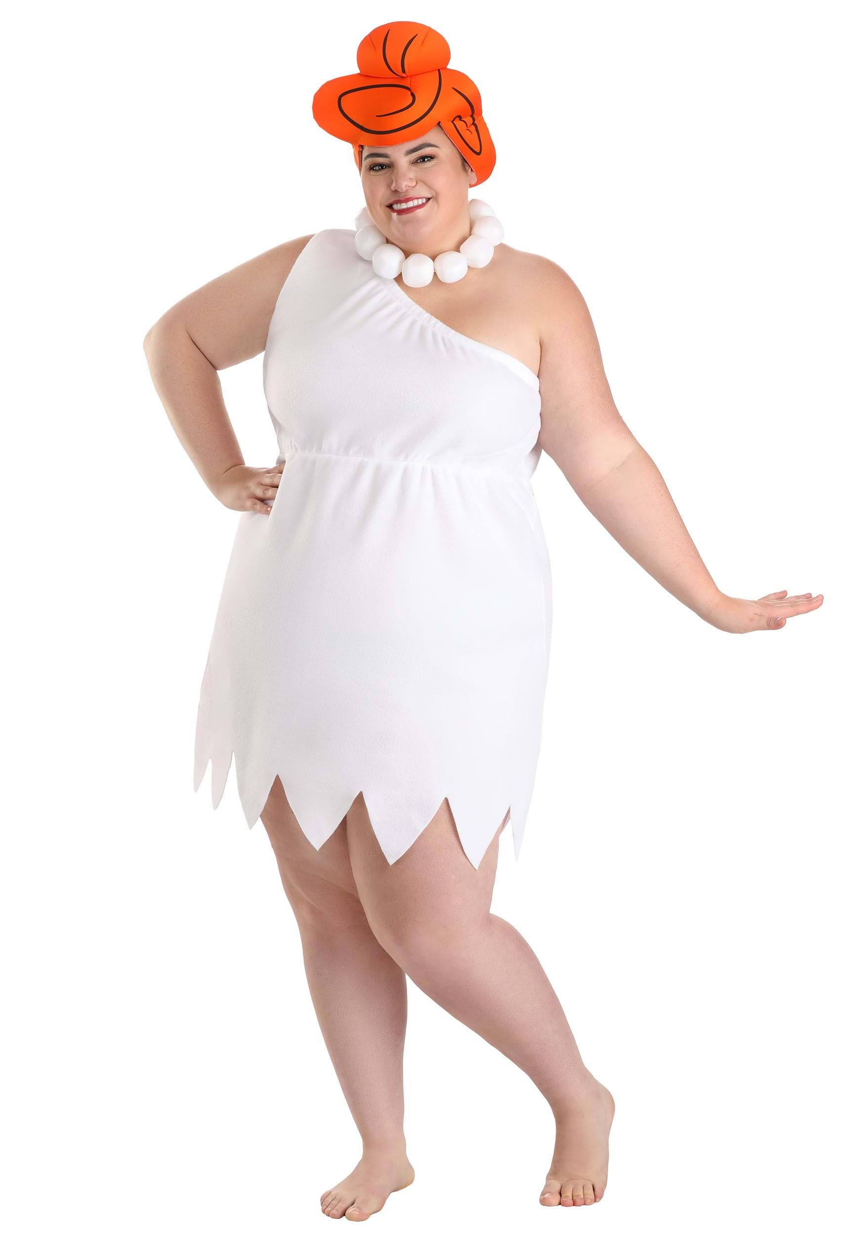 Wilma Flintstone Plus Size Fancy Dress Costume