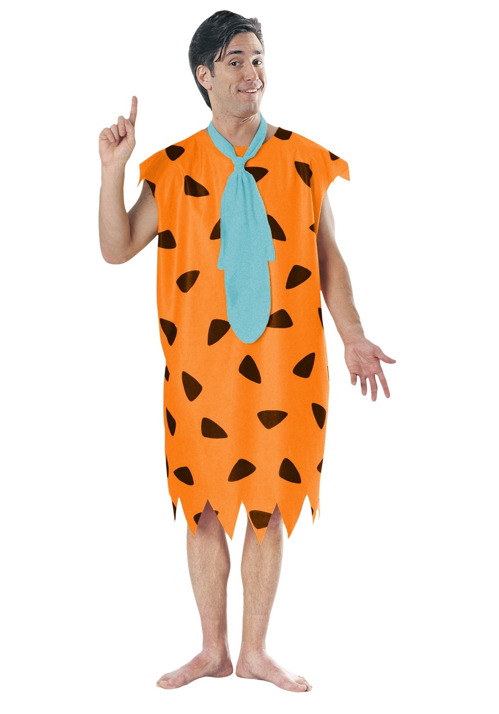 Plus Size Fred Flintstone Fancy Dress Costume | Caveman Halloween Fancy Dress Costume